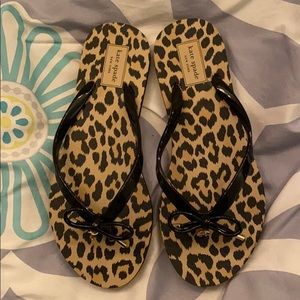 Kate Spade Leopard Printed Flip-Flops